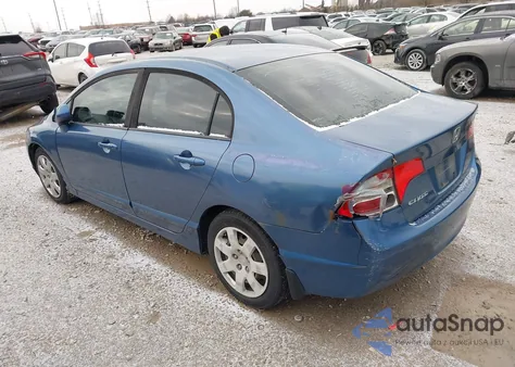 2008 Honda Civic Lx z USA, uszkodzony, nr VIN 1HGFA16508L010068
